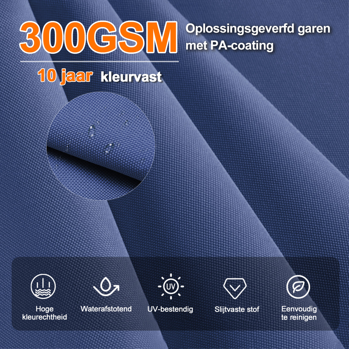 Patioslife Aegis Premium Cantilever Parasol met LED Verlichting, Glasvezel Ribs, Poedercoating Aluminium Stok & Beschermhoes — Luxe Tuin- en Terrasschaduw