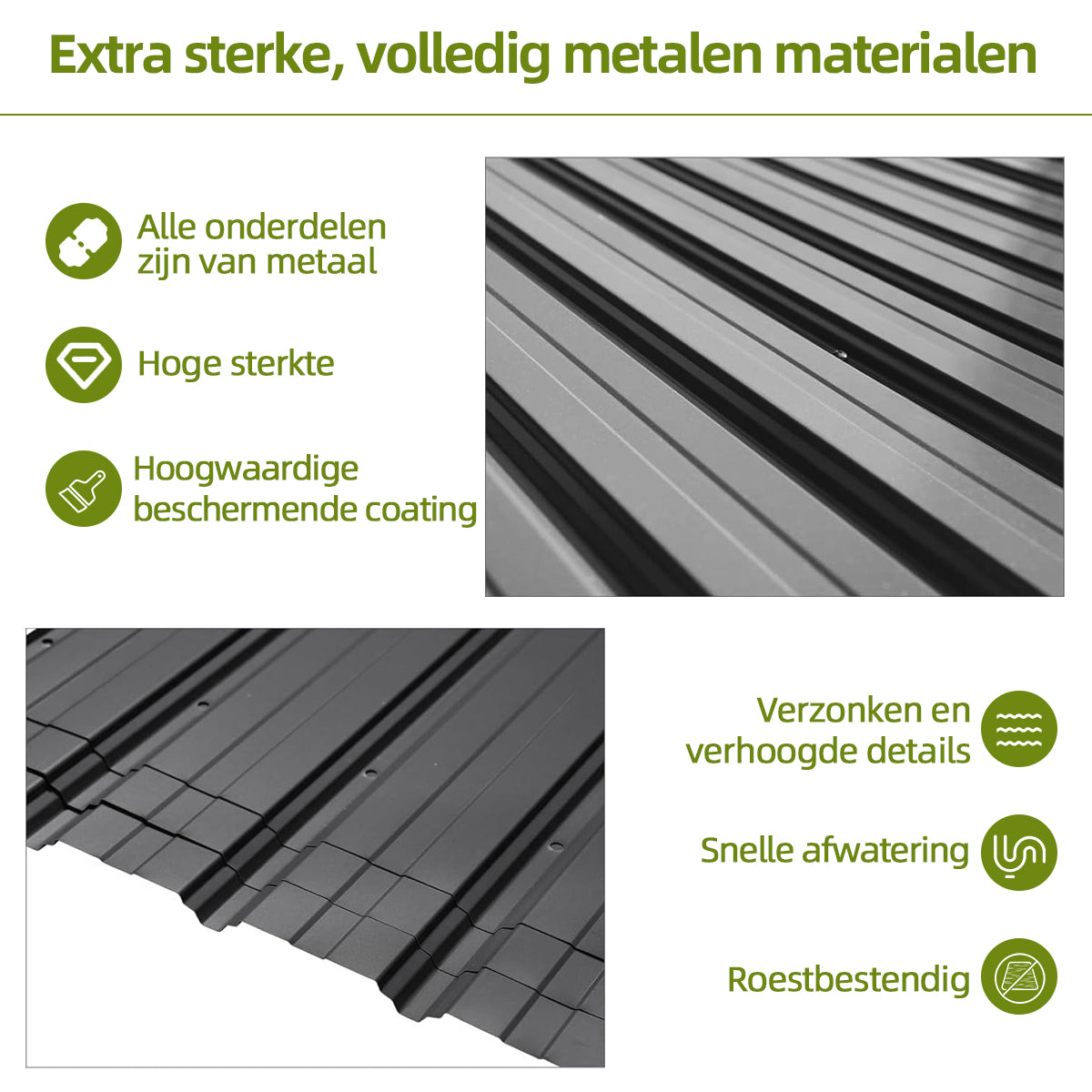 Patioslife Haven | Wandgemonteerde Hardtop Gazebo – Zware Aluminium Pergola met Dak voor Tuin