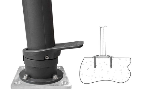 Beton Installatiekit voor Patioslife Aegis Series Cantilever Parasol