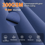 Patioslife Aegis Premium Cantilever Parasol met LED Verlichting, Glasvezel Ribs, Poedercoating Aluminium Stok & Beschermhoes — Luxe Tuin- en Terrasschaduw