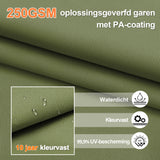 Patioslife Aegis Pro™ Cantilever Parasol met Kruisvoet — Robuust Frame en Poedergecoat Aluminium Paal voor Tuin en Terras