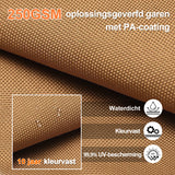 Patioslife Aegis Pro™ Cantilever Parasol met Kruisvoet — Robuust Frame en Poedergecoat Aluminium Paal voor Tuin en Terras