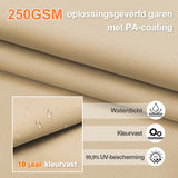 Patioslife Aegis Pro™ Cantilever Parasol met Kruisvoet — Robuust Frame en Poedergecoat Aluminium Paal voor Tuin en Terras