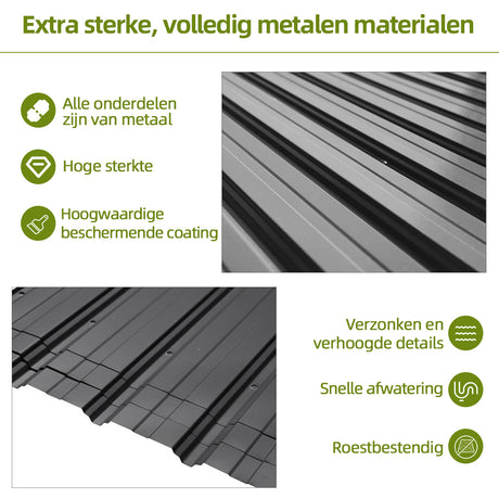 Patioslife Haven | Wandgemonteerde Hardtop Gazebo – Zware Aluminium Pergola met Dak voor Tuin